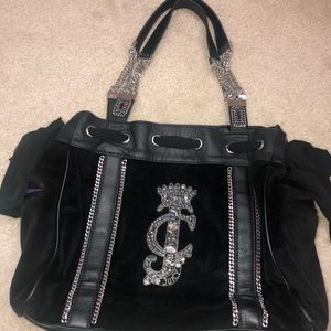 Juicy couture velour purse